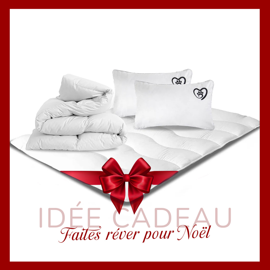 Pack Promo Nuage : Surmatelas + Couette + Oreillers