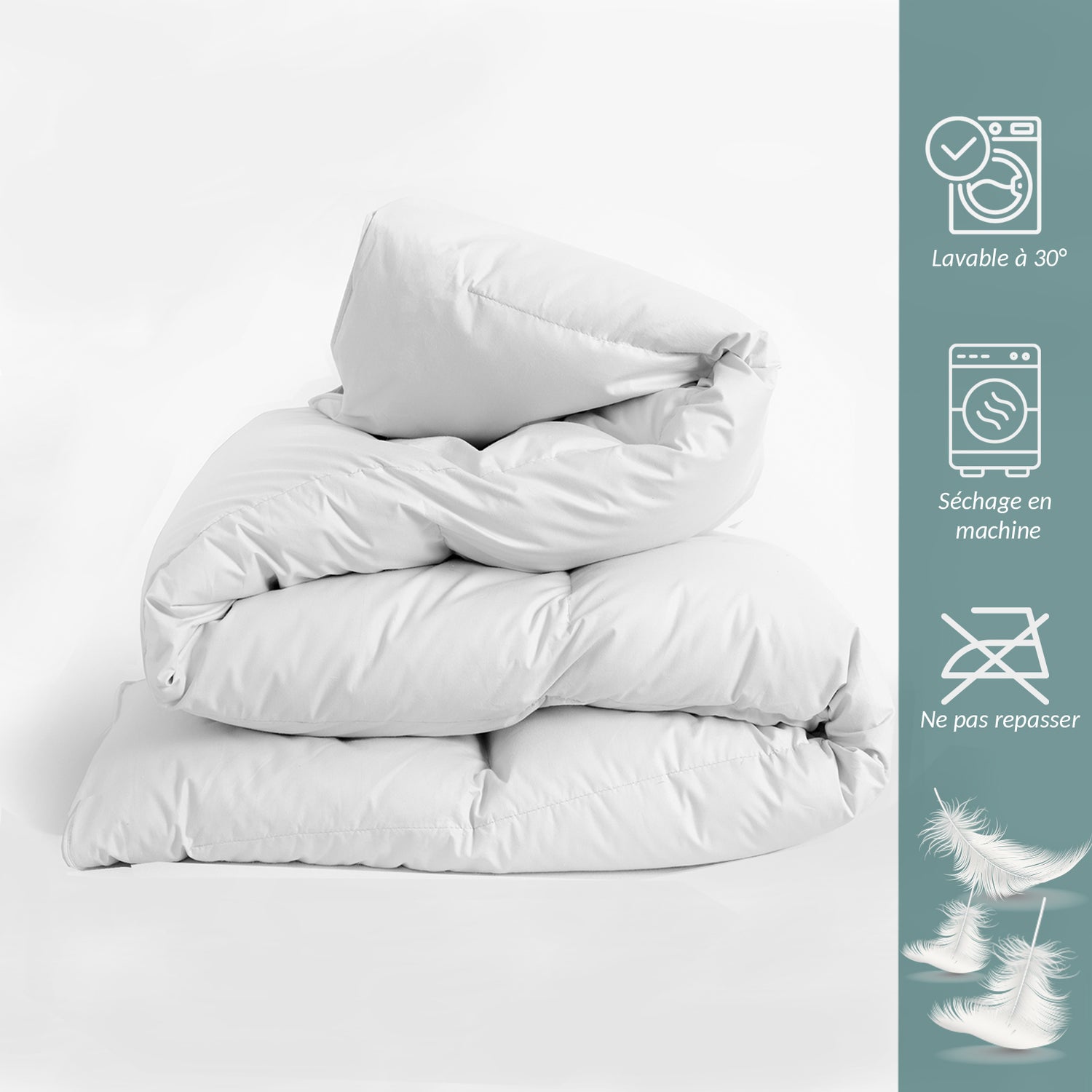 Couette Luxe Plume : 100% plumes et qualité 500 g/m²