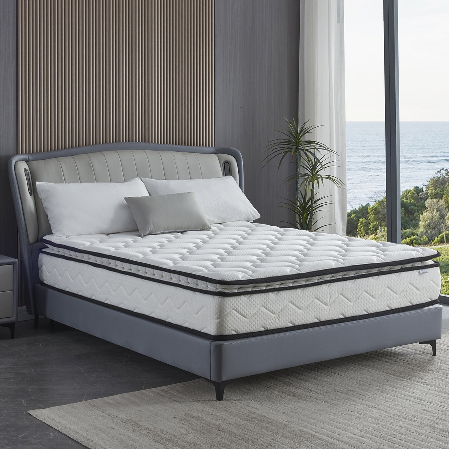 Matelas César : mémoire de forme et surmatelas