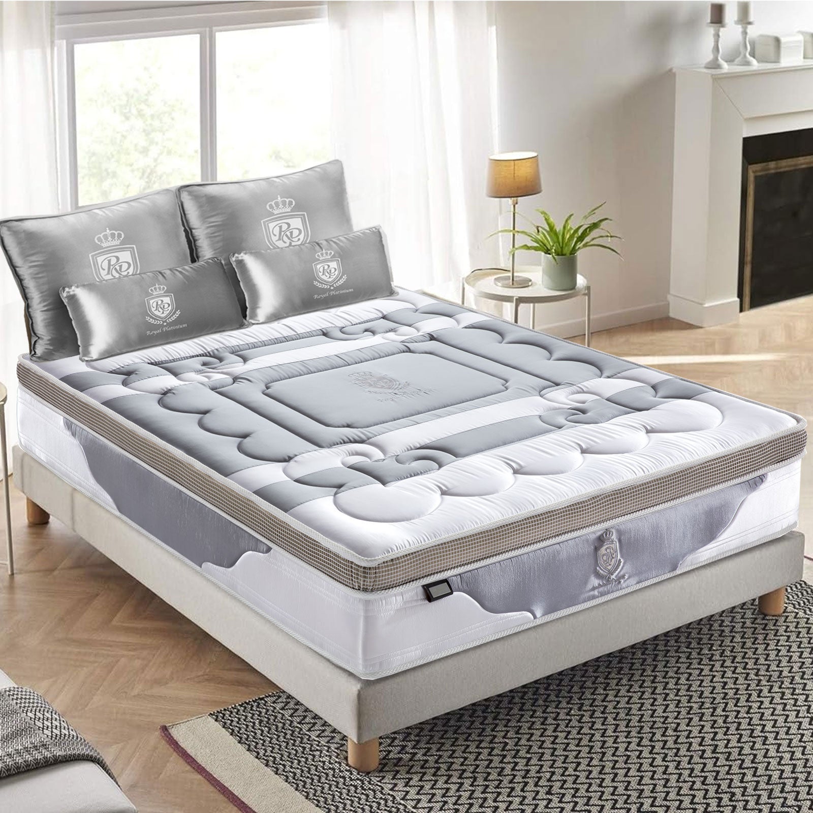 Matelas Platinium Série Limitée : surmatelas latex intégré