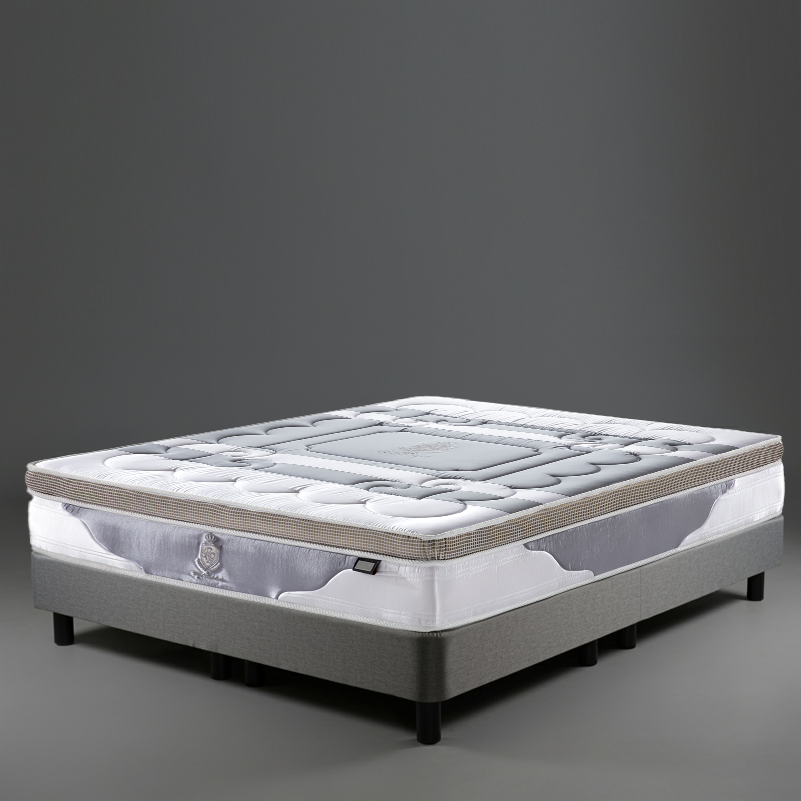 Matelas Platinium Série Limitée : surmatelas latex intégré