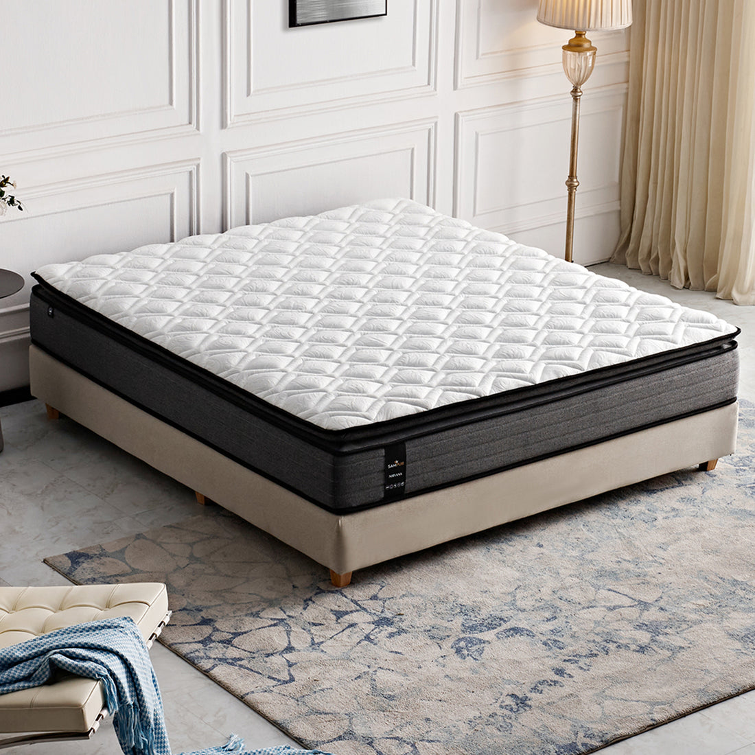 Matelas Nirvana : Mémoire de forme, Ressorts et Latex