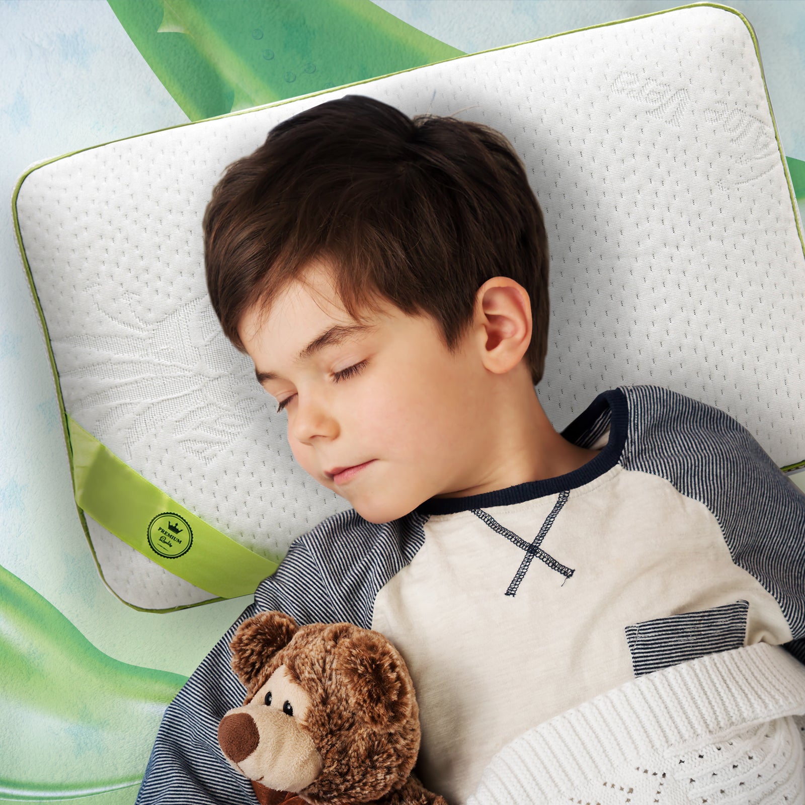 Fantasia Kinderkissen: Memory Foam und Komfort - Abnehmbarer Bezug