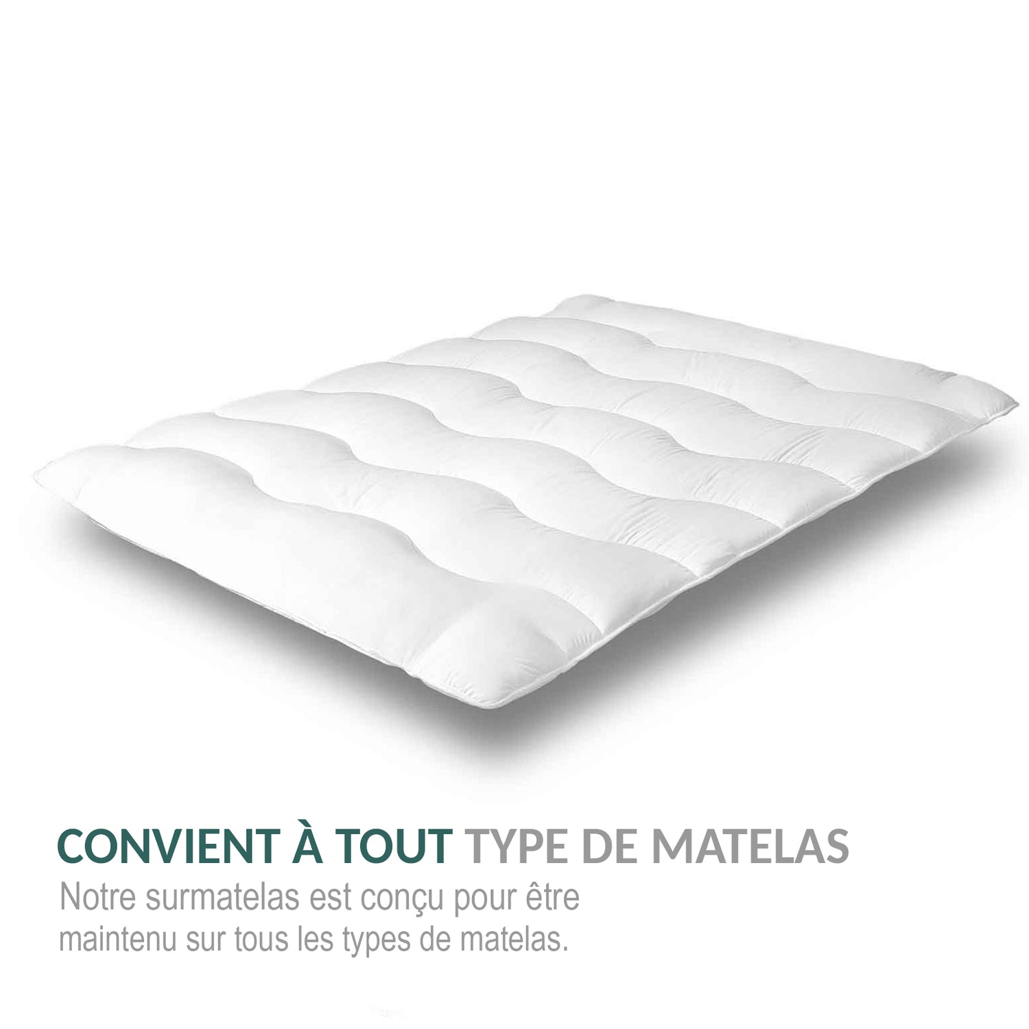 Surmatelas Nuage : Microfibre et Protège matelas