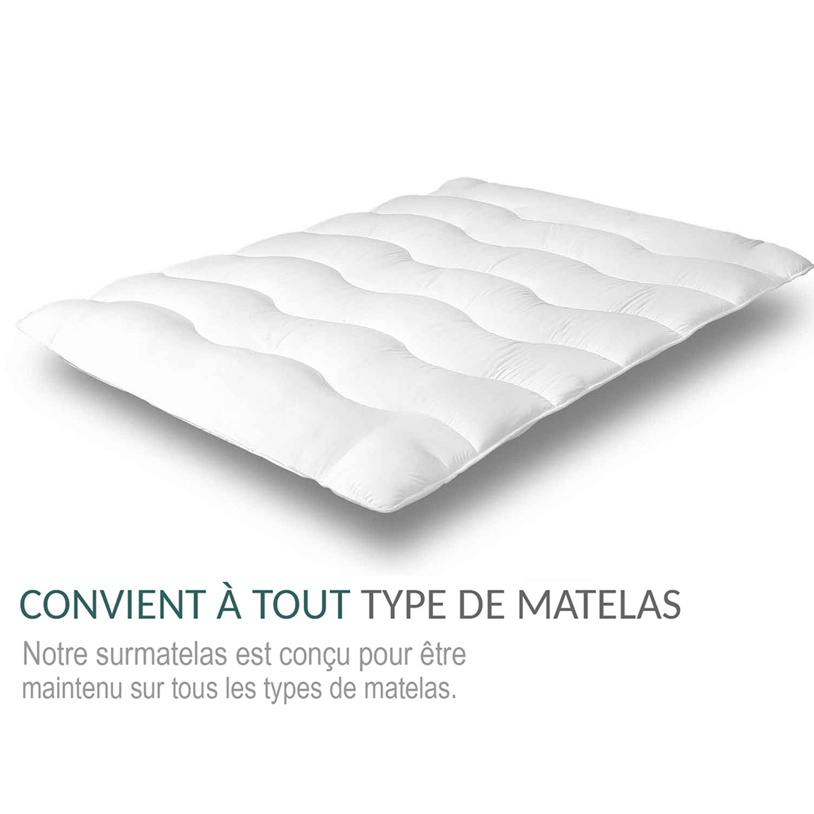 Pack Promo Nuage : Surmatelas + Couette + Oreillers