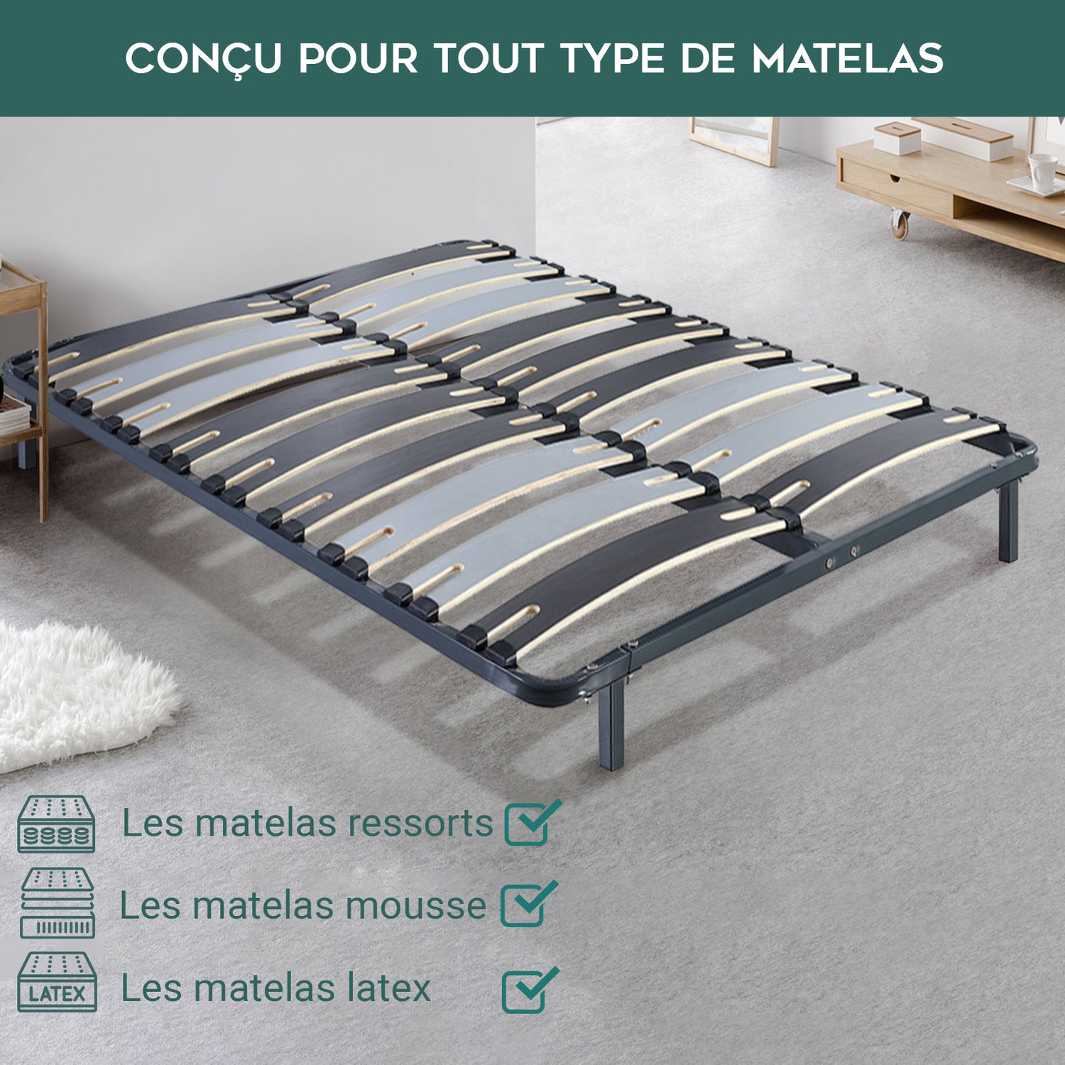 Robuflex Boxspring: Morphologischer Komfort mit breiten Latten