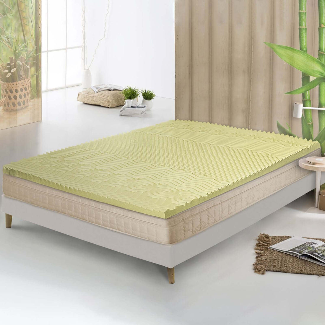 Surmatelas Natura Bamboo : mémoire de forme