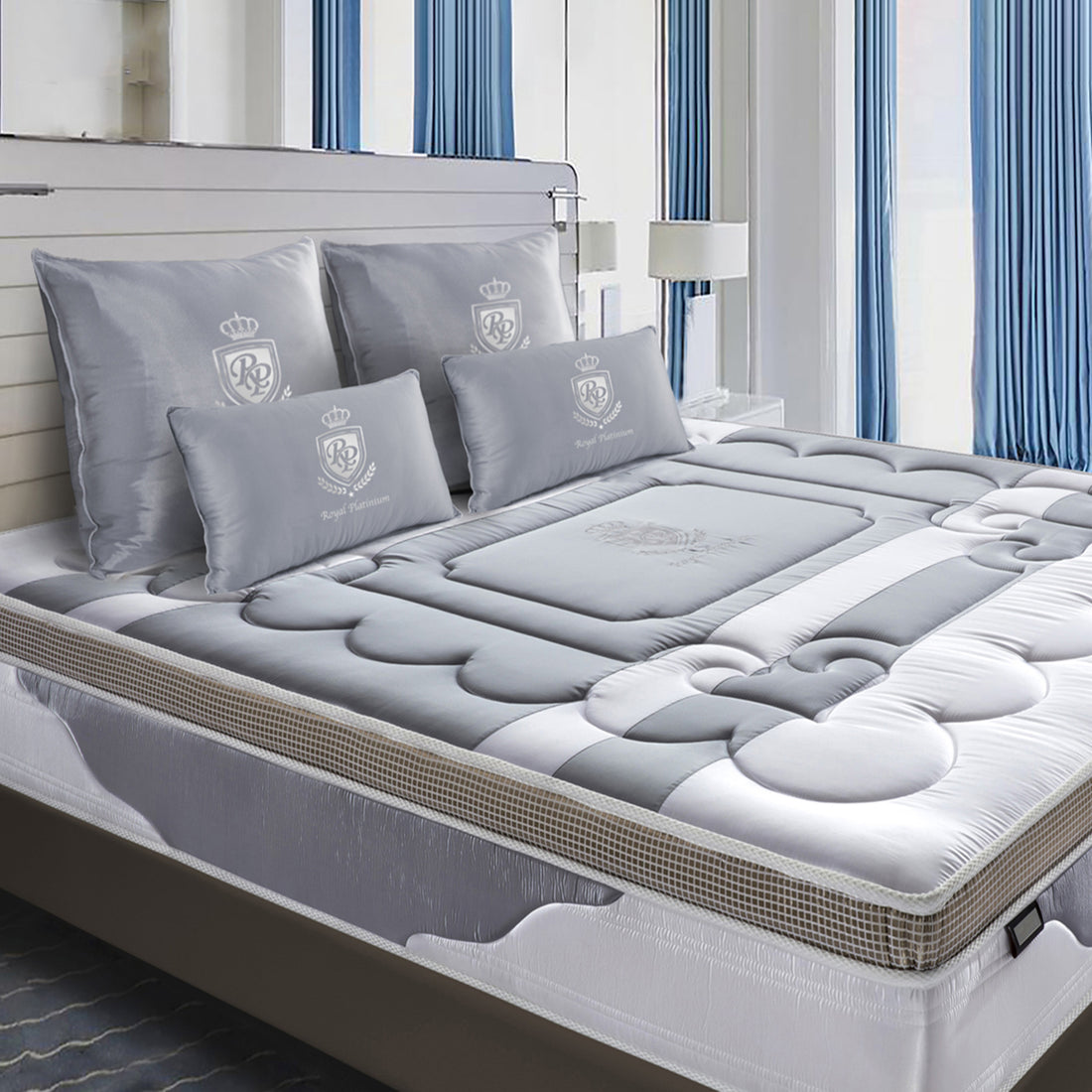 Matelas Platinium Série Limitée : surmatelas latex intégré