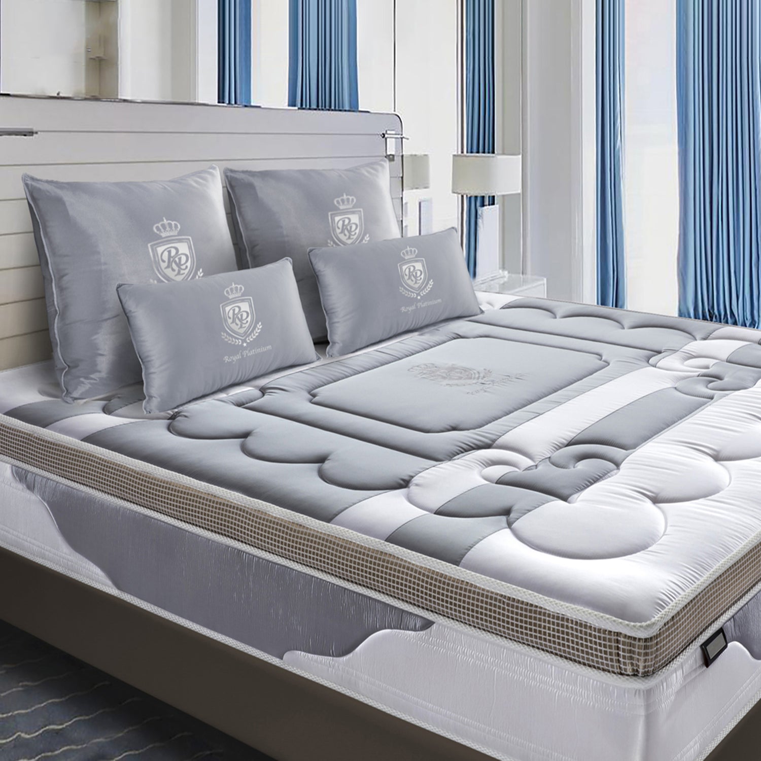 Matelas Platinium Série Limitée : surmatelas latex intégré