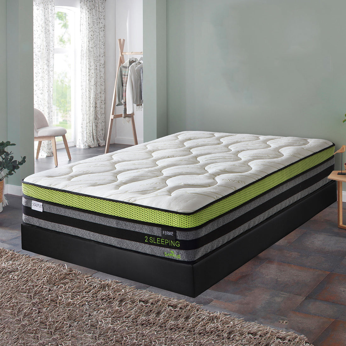 Bi-Komfort-Matratze: Memory Foam und Federn