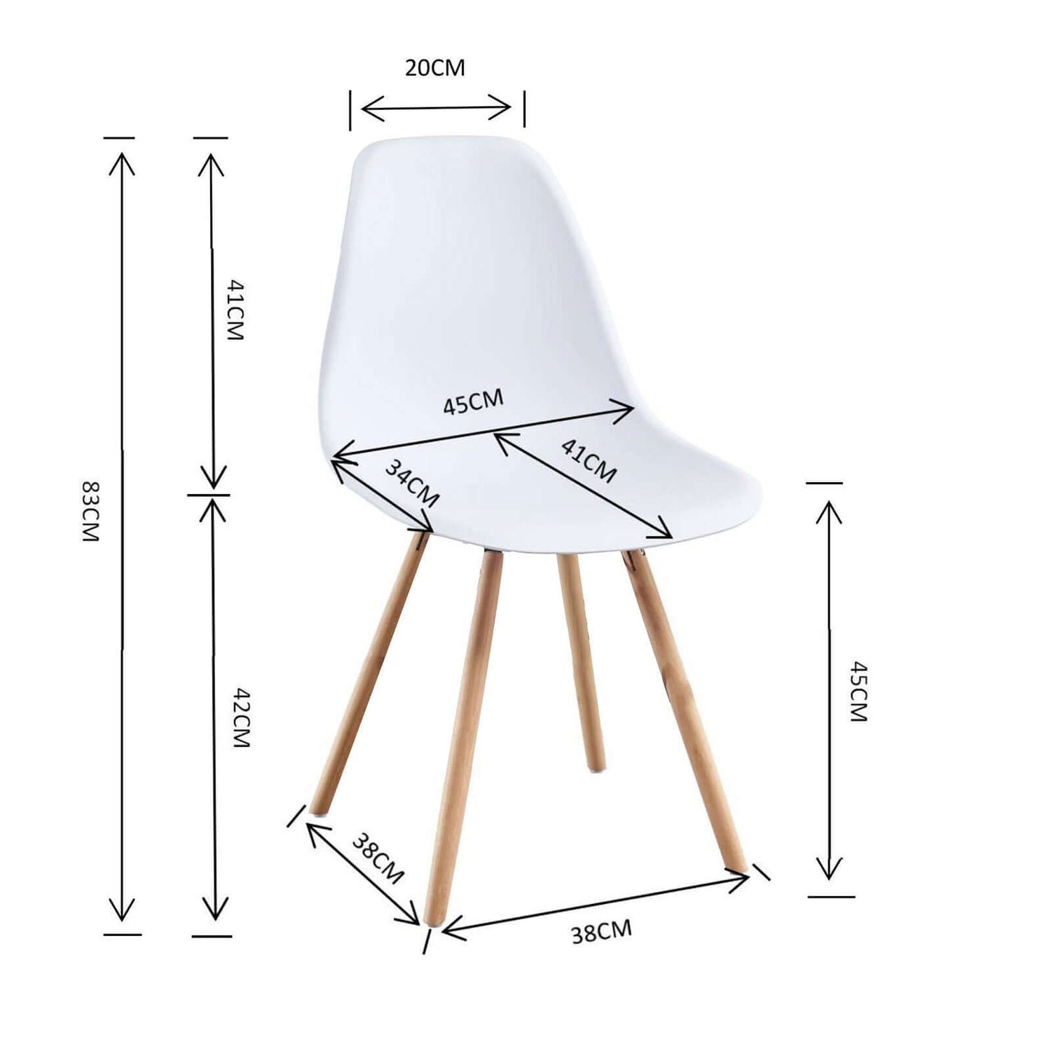 Chaise Christie : Style Scandinave en bois