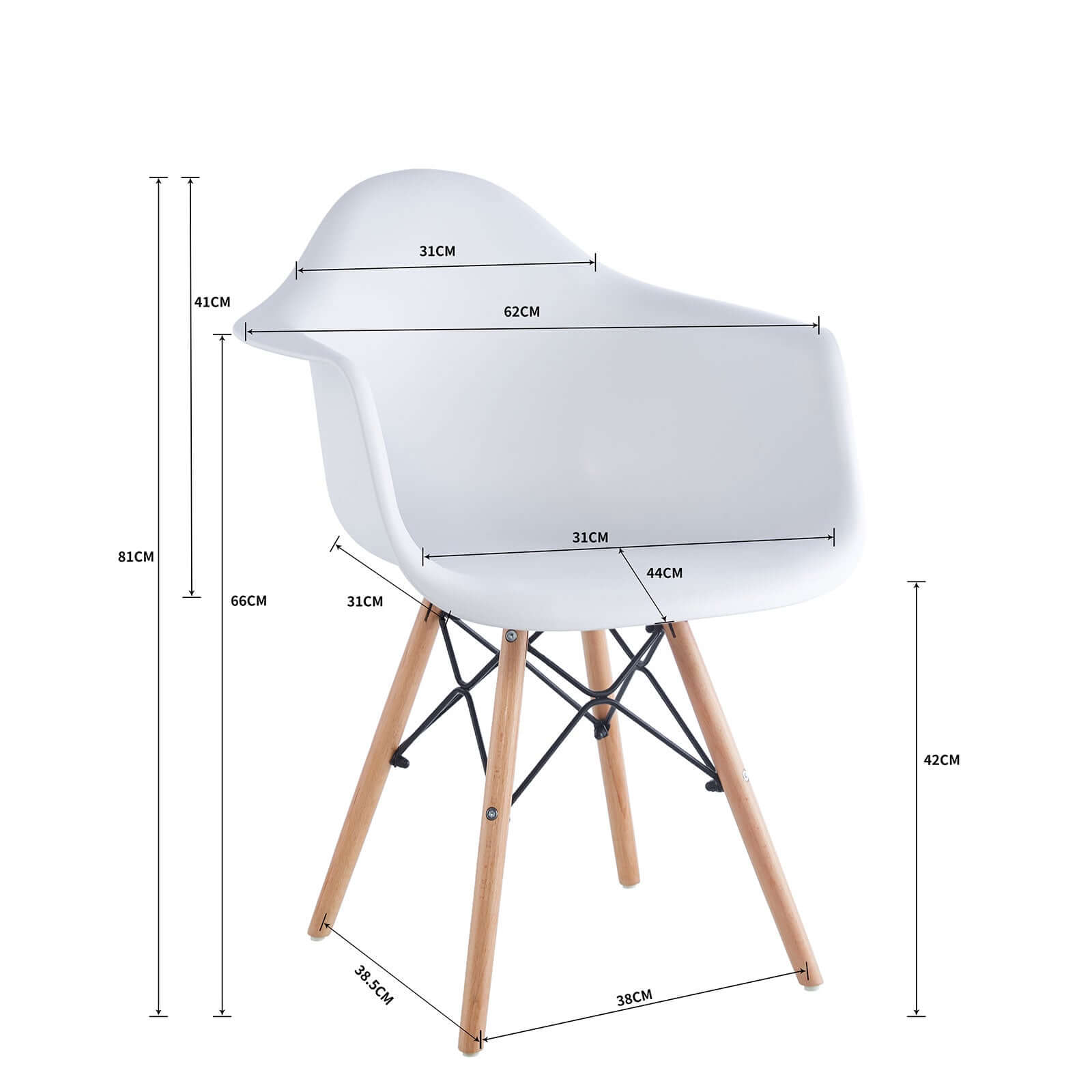 Chaise Lola : Style Scandinave en bois