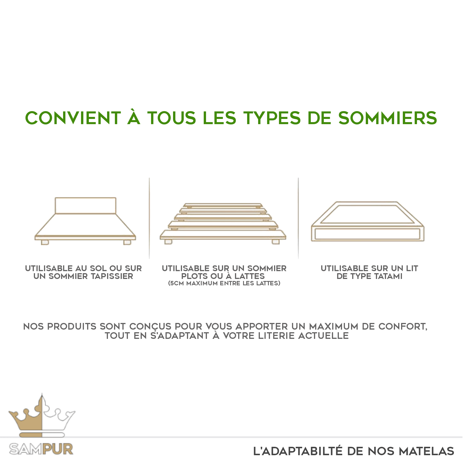 Matelas BIO Luxury Serenity : confort et soutien moelleux